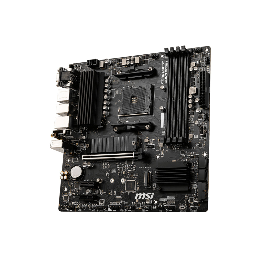 MSI B550M PRO-VDH WIFI Motherboard | AM4 Powerhouse with PCIe 4.0 and Wireless Connectivity