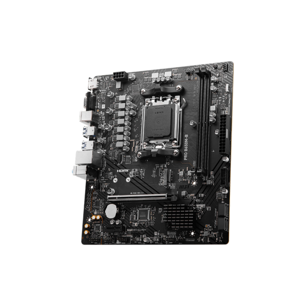 MSI PRO B650M-B | AM5 Motherboard with DDR5, PCIe 4.0, and 2.5G LAN