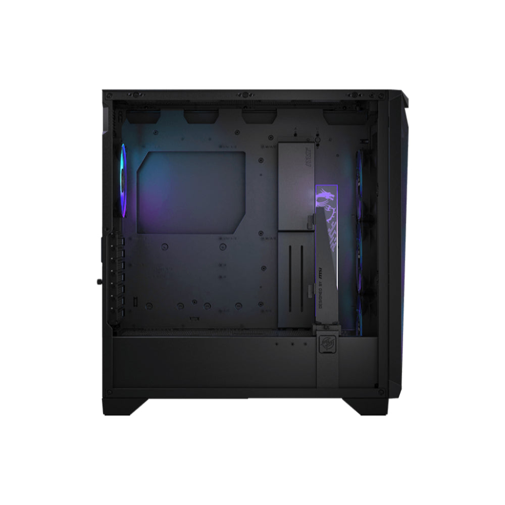 MSI MPG GUNGNIR 300R AIRFLOW | High-Airflow Mid-Tower Case with Premium ARGB and Elite Cooling Support