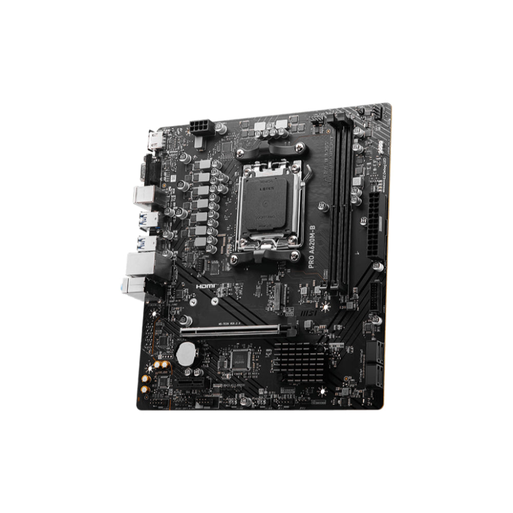 MSI PRO A620M-B Motherboard | AM5 Platform with DDR5 & PCIe 4.0 for Future-Ready Performance
