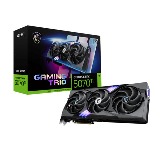 MSI GeForce RTX™ 5070 Ti 16G GAMING TRIO OC PLUS | Graphics Card