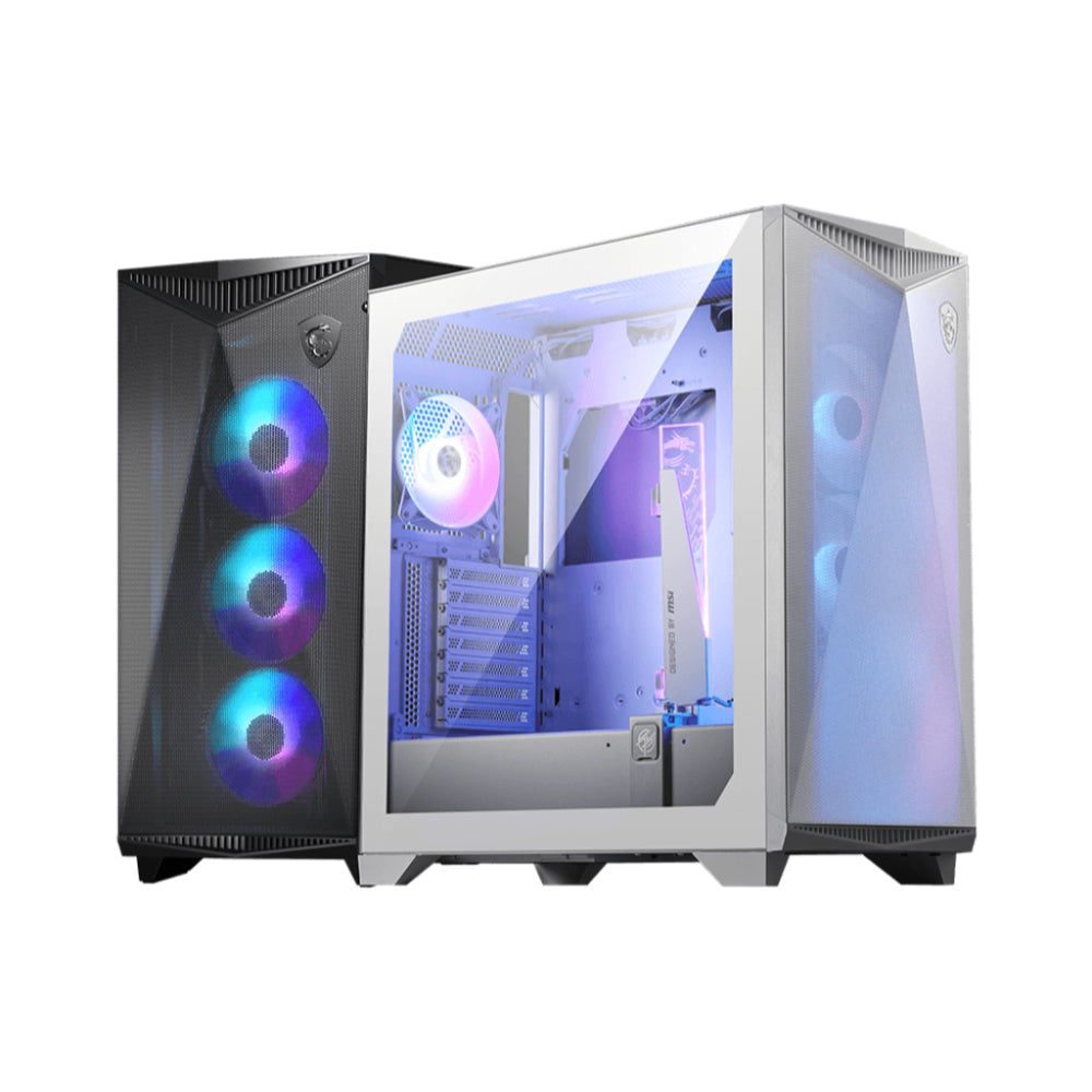 MSI MPG GUNGNIR 300R AIRFLOW | High-Airflow Mid-Tower Case with Premium ARGB and Elite Cooling Support