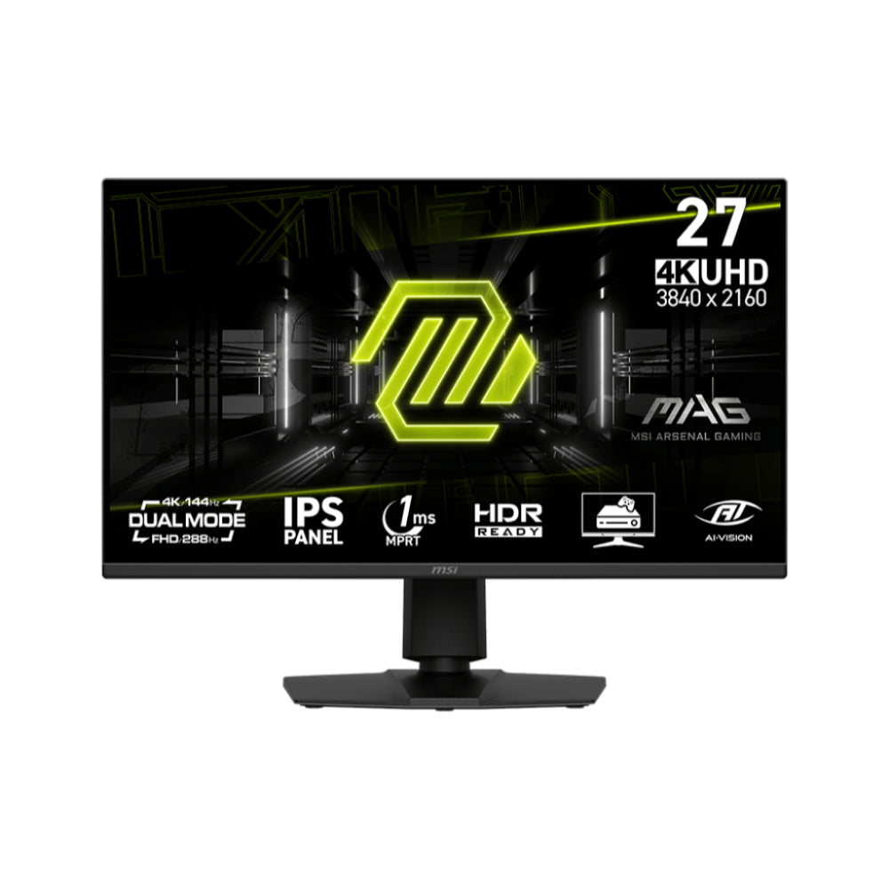 MSI MAG 275UPD E14 | 27" UHD 144Hz Gaming Monitor | Ultra-Precise 4K Gaming with Console Support