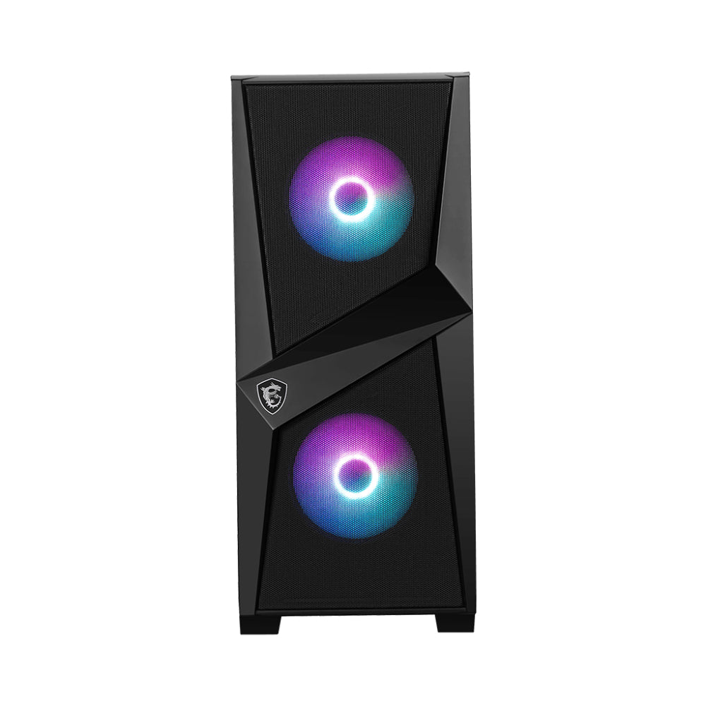 MSI MAG FORGE 100R Mid-Tower Gaming Case | ARGB Lighting, ATX Support ...