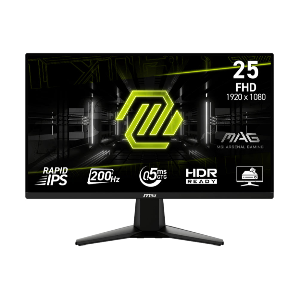 MSI MAG G255PXF | 24.5" FHD 300Hz Rapid IPS Gaming Monitor | Ultra-Fast Visuals with Pro-Level Clarity