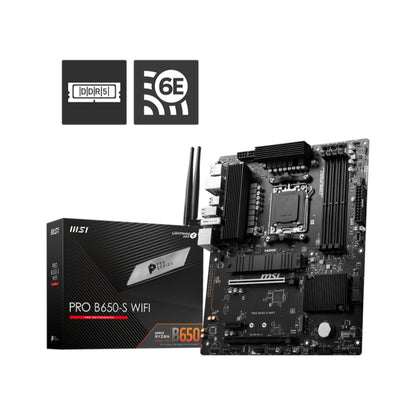 MSI PRO B650-S WIFI | High-Speed ATX Motherboard with Wi-Fi 6E and DDR5 Support