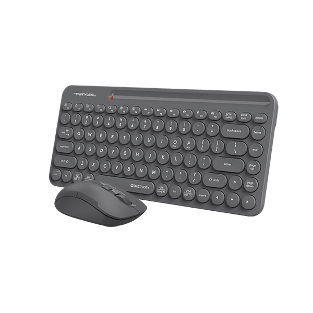 A4Tech FG3200 Air2 Fstyler | 2.4G Wireless Keyboard & Mouse Combo, Silent Click, Ergonomic Design