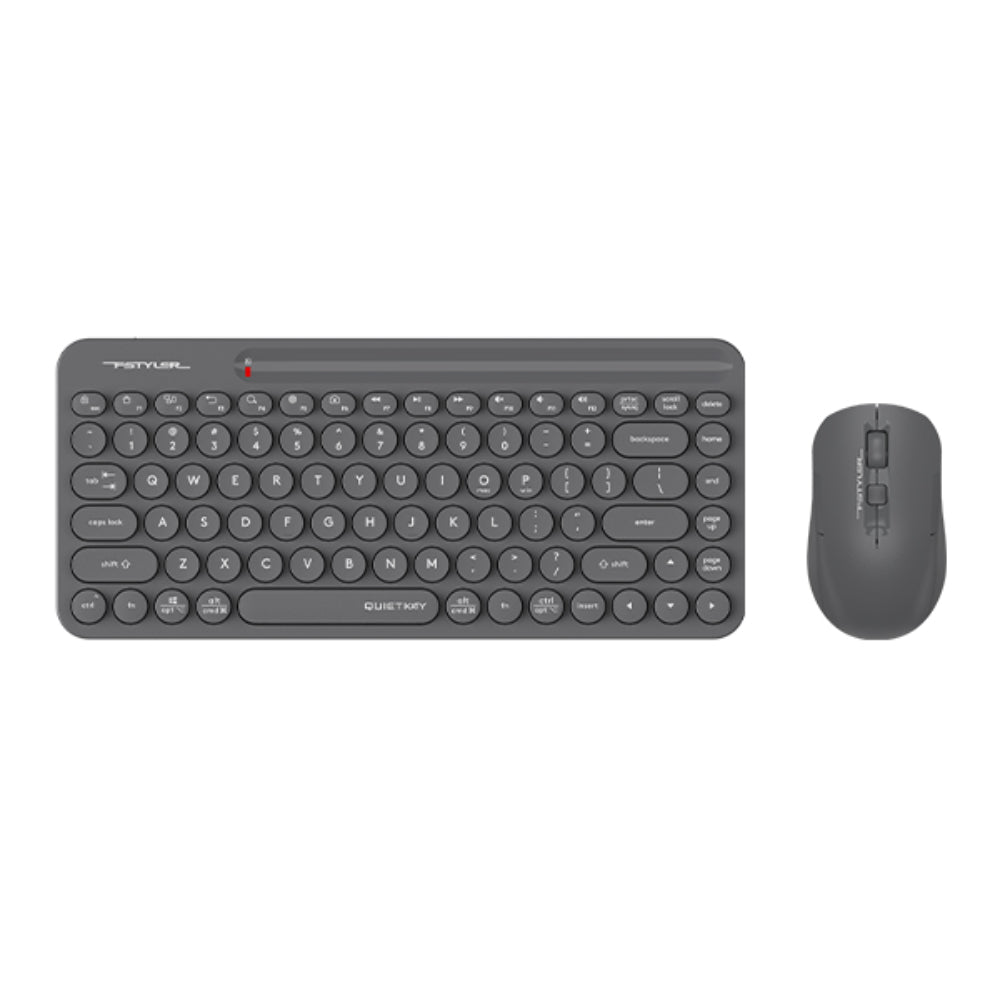 A4Tech FG3200 Air2 Fstyler | 2.4G Wireless Keyboard & Mouse Combo, Silent Click, Ergonomic Design