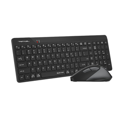 A4Tech FG2400 Air2 Fstyler | 2.4G Wireless Keyboard & Mouse Combo, Silent Click, Slim Ergonomic Design