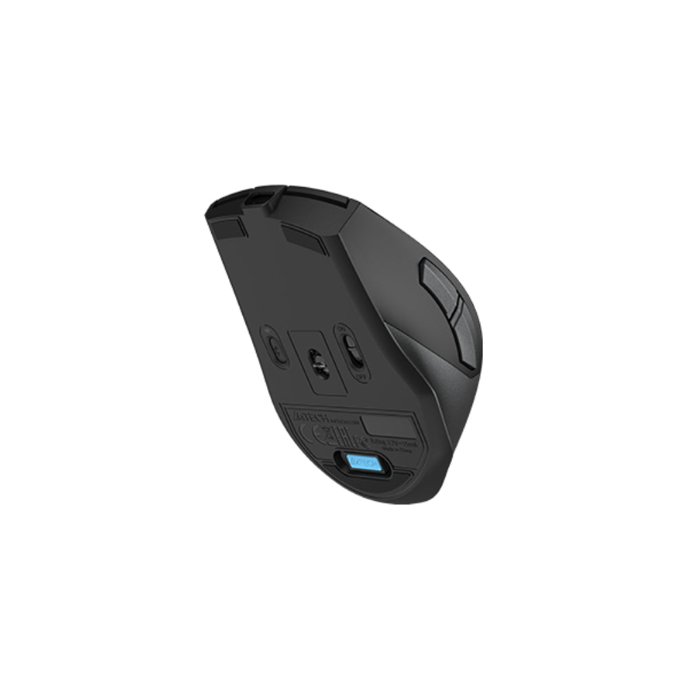 A4Tech FB45CS Air2 Fstyler | Dual Mode Wireless, Bluetooth + 2.4G, Silent Click, Rechargeable Mouse
