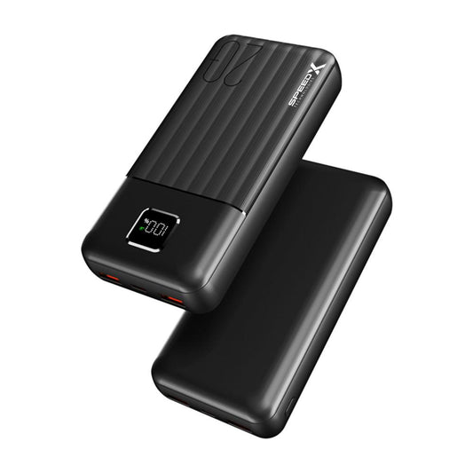 Speed-X SP-S288L 3-in-1 Fast Charging Power Bank | 20000mAh | 22.5W Fast Charging | LED Digital Display