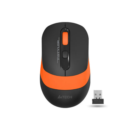 A4Tech FG10S Wireless Silent Click Mouse | 2.4GHz USB, 1200 DPI, Ergonomic Design