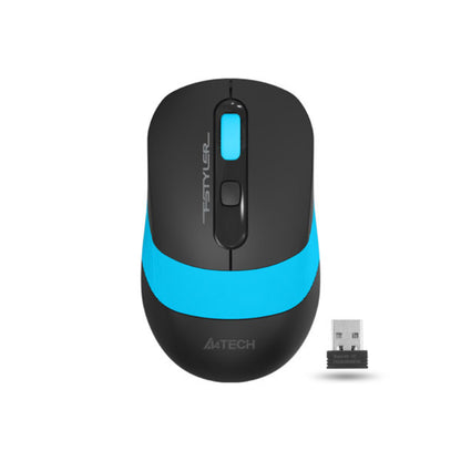 A4Tech FG10S Wireless Silent Click Mouse | 2.4GHz USB, 1200 DPI, Ergonomic Design