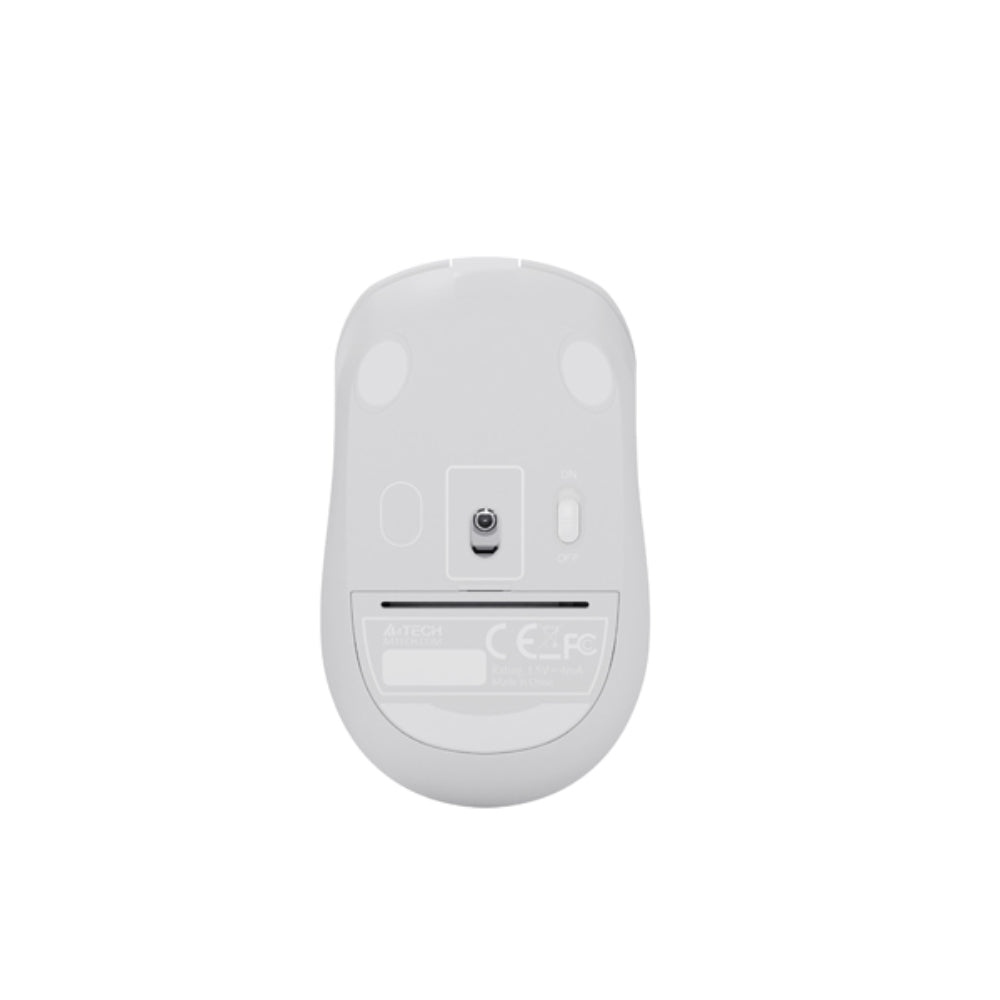 A4Tech FG12S Wireless Silent Click Mouse | 2.4GHz USB, 1200 DPI, Ergonomic Design, Black