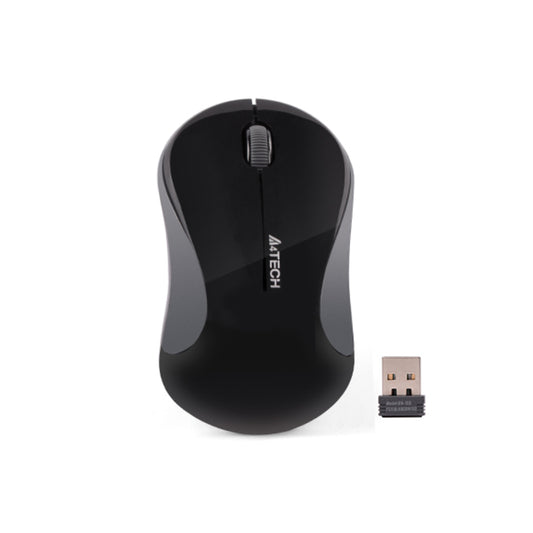 A4Tech G3-270NS Wireless Silent Click Mouse | 2.4GHz USB, 1200 DPI, Ergonomic Design, Black
