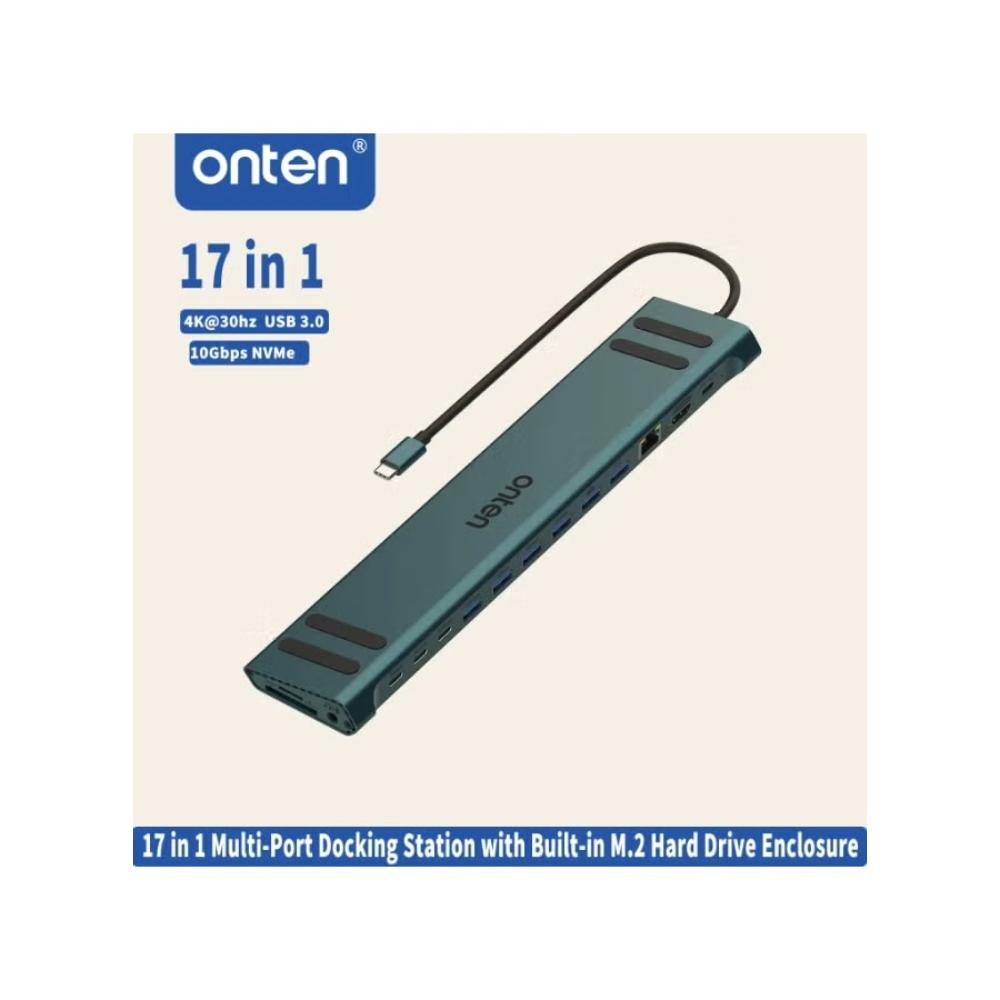 ONTEN OTN-9399 17-in-1 USB-C Hub | Ultimate All-in-One Connectivity Solution