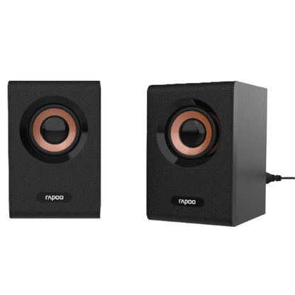Rapoo A80 Compact Stereo Speaker | 2.0 Wired Multimedia Speakers | USB Powered | 6W RMS Output