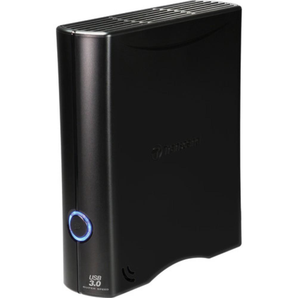 Transcend StoreJet 35T3 | Desktop External Hard Drive | USB 3.1 Gen 1, One-Touch Backup (4TB / 8TB)