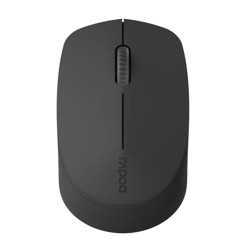 Rapoo M100 Silent Multi-Mode Wireless Optical Mouse | Bluetooth 3.0/4.0/5.0 & 2.4GHz | 1300 DPI | Silent Clicks | Multi-Device Connectivity