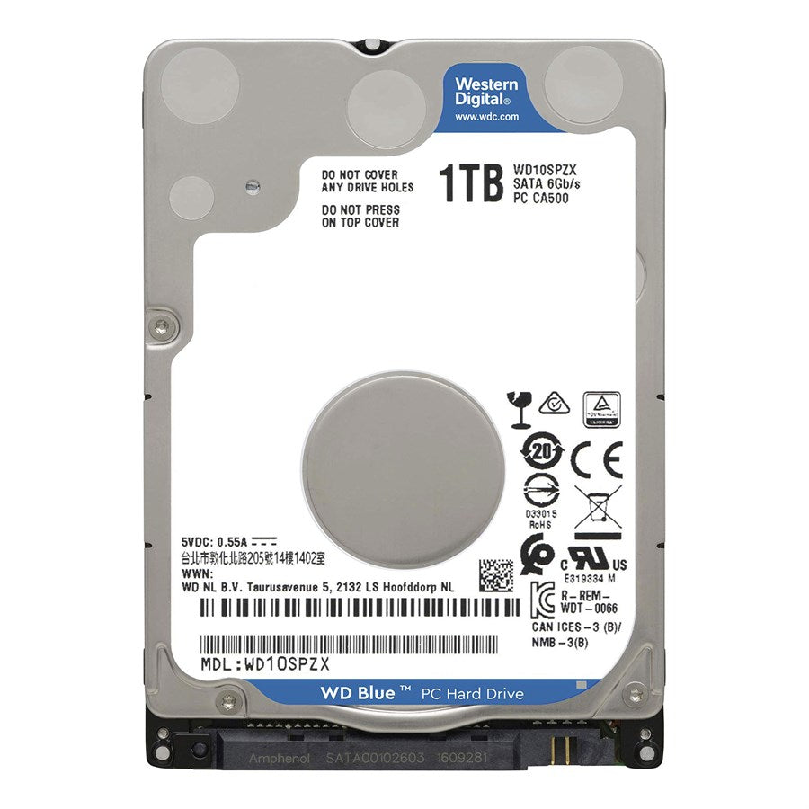 Computer Mobile Drive WD Blue 1TB PC Mobile Hard Drive | 2.5-Inch | SATA 5400 RPM | 128MB Ca ...