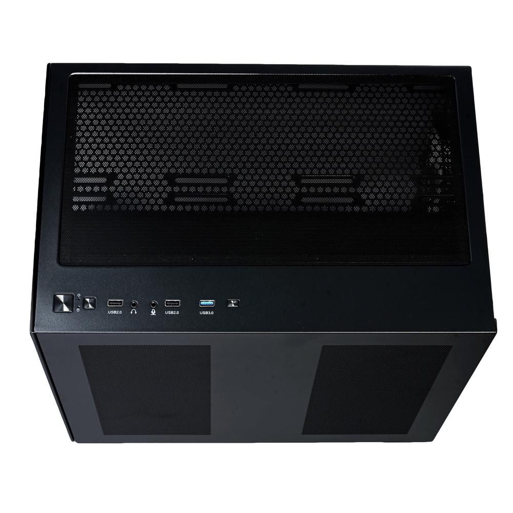 EASE EC124B Tempered Glass Gaming Case | 4x Infinity ARGB Fans | Panoramic View | Type-C | Water Cooling Support