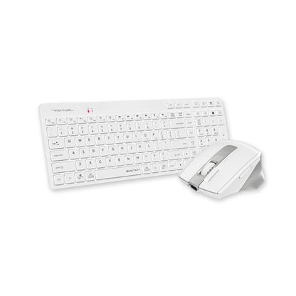 A4Tech FB2800C Air2 Fstyler | Dual Mode Wireless Keyboard & Mouse Combo, Bluetooth + 2.4G, Rechargeable