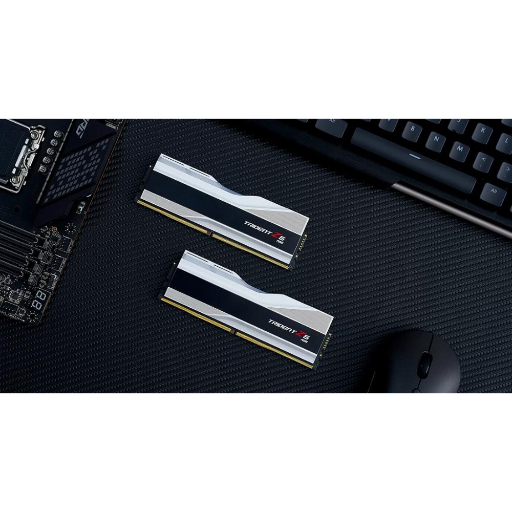 G.SKILL Trident Z5 RGB DDR5 32GB (2×16GB) 6400MT/s CL32 — F5-6400J3239G16GX2-TZ5RS / F5-6400J3239G16GA2-TZ5RS