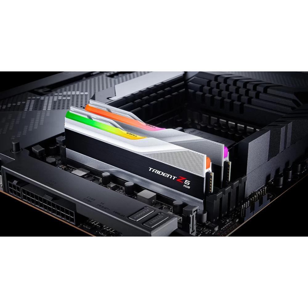 G.SKILL Trident Z5 RGB DDR5 32GB (2×16GB) 6400MT/s CL32 — F5-6400J3239G16GX2-TZ5RS / F5-6400J3239G16GA2-TZ5RS