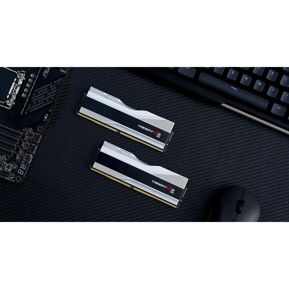 G.SKILL Trident Z5 RGB 32GB (2x16GB) DDR5 6000MHz CL30 Gaming RAM – Intel XMP 3.0