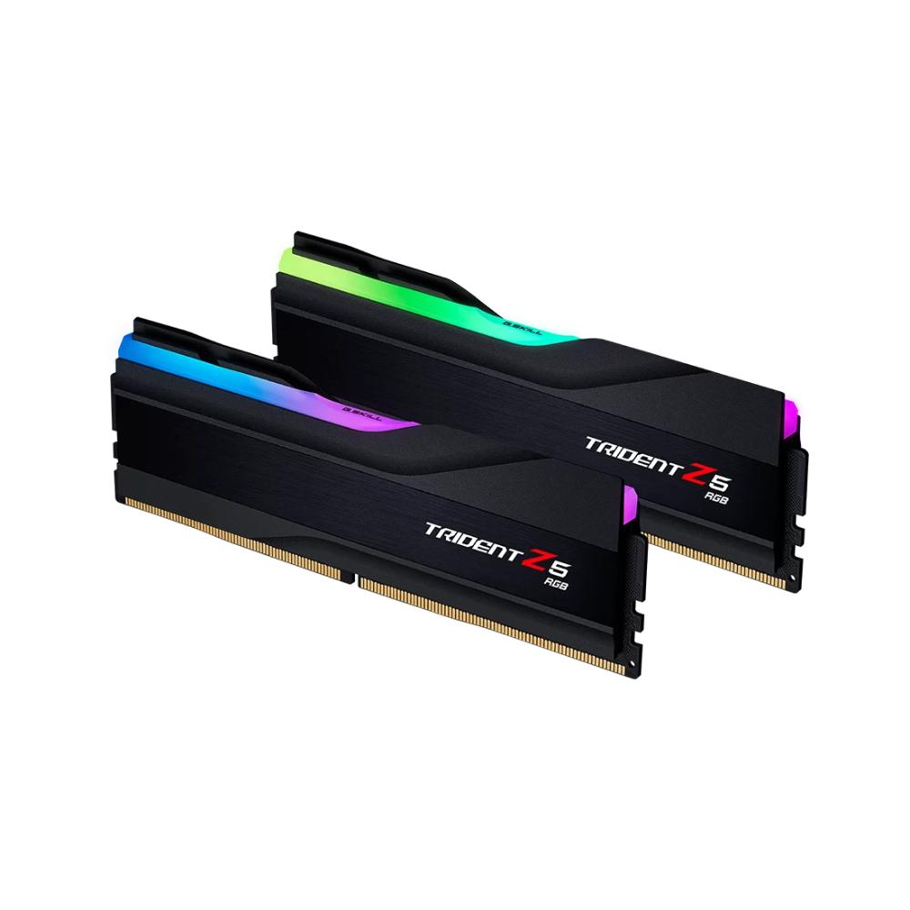 G.SKILL Trident Z5 RGB DDR5 32GB (2×16GB) 6000MT/s CL30 Gaming RAM- Intel XMP