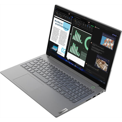 Lenovo ThinkBook 15 G4 IAP | Intel Core i5-1235U | 8GB RAM | 256GB SSD | 15.6" FHD IPS | Backlit Keyboard | FreeDOS | Mineral Grey