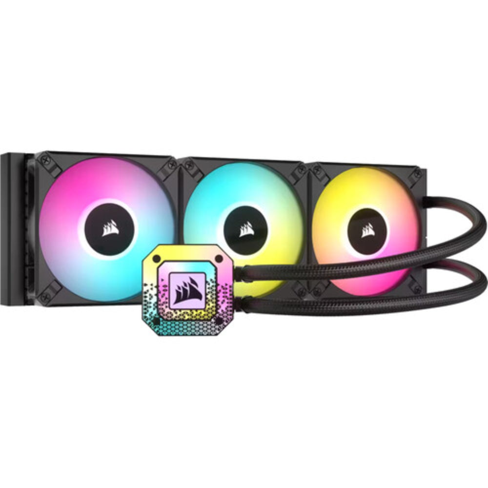 Corsair iCUE LINK LX120 RGB 120mm PWM Fans Starter Kit | High-Performance Cooling with Clean, Smart Connectivity