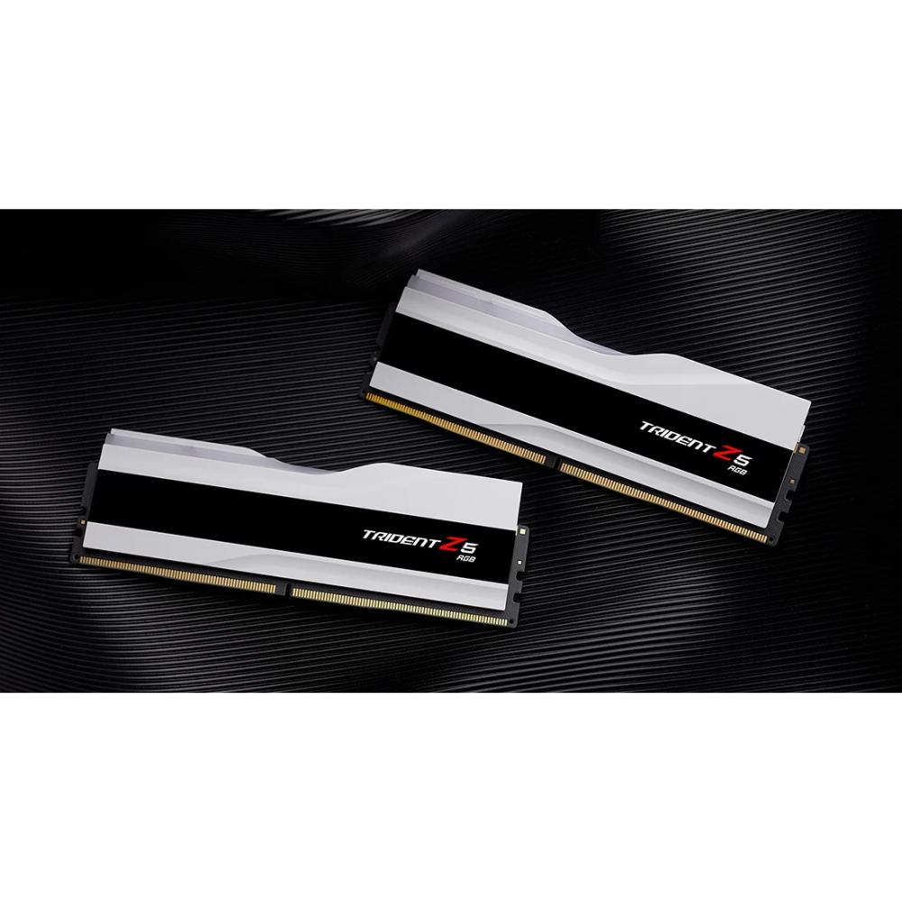 G.SKILL Trident Z5 RGB 32GB (2×16GB) DDR5 6000MT/s CL36 Gaming Memory | Intel XMP 3.0 / AMD EXPO | RGB | 1.35V