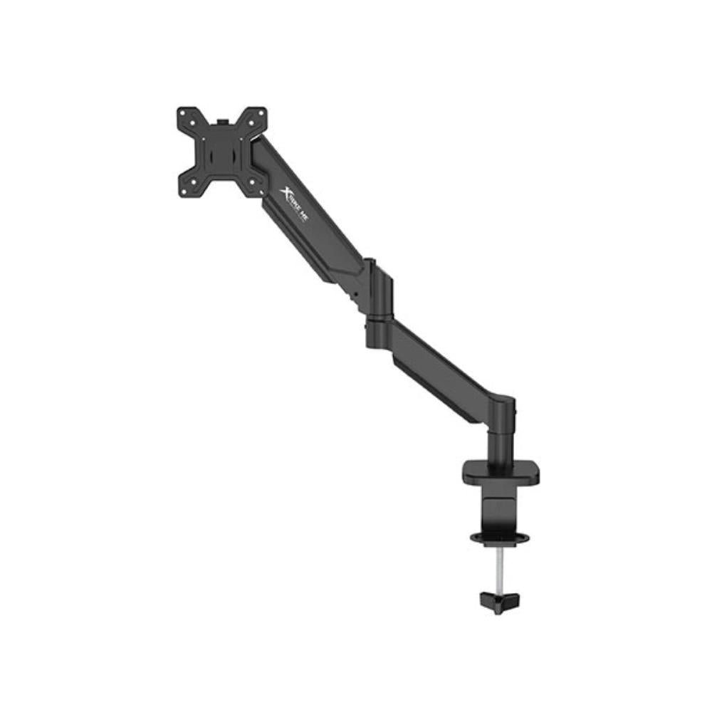 Xtrike-Me HT-20 Heavy Duty Adjustable Desk Mount Single Monitor Arm | 13–32" | Up to 9.5kg | VESA 75×75 / 100×100mm | 360° Swivel | ±90° Swing | -45° to +90° Tilt | 480mm Extension