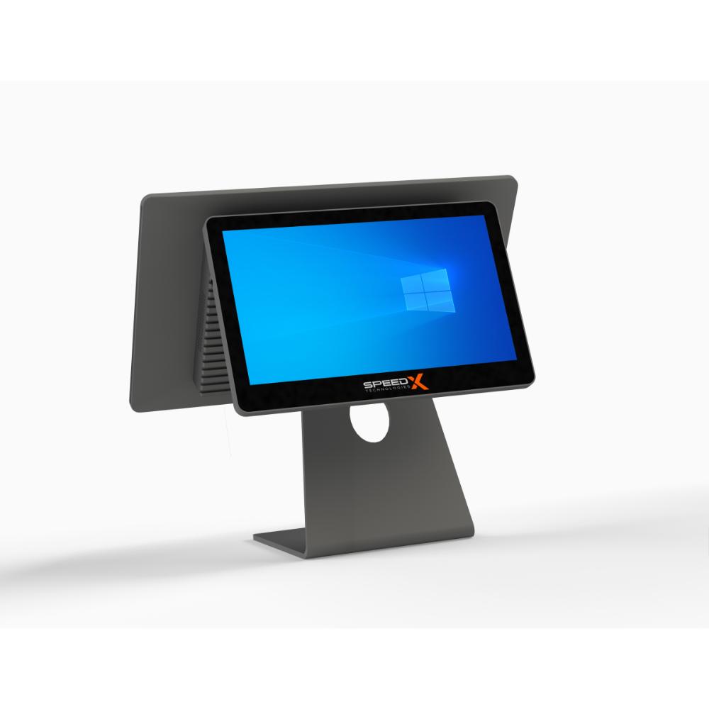 Speed-X SX-PT1571 Dual Display All-in-One POS System | 15.6" FHD Touch Display + 11.6" Customer Display | Intel Core i7 11th Gen | 8GB DDR4 | 128GB mSATA SSD | WiFi 6 | Bluetooth 5.3 | Windows 11