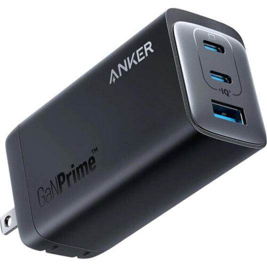 Anker 737 Charger A2148 | GaNPrime 120W Fast Charger | 3-Port USB-C & USB-A Wall Charger