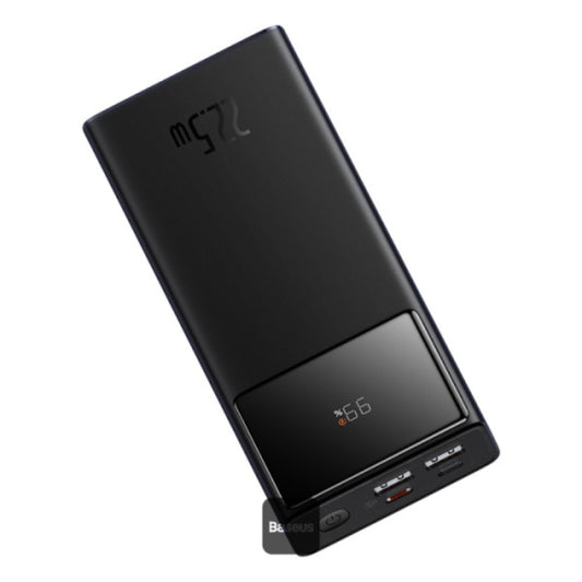 BASEUS Star‑Lord Digital Display Fast Charge Power Bank – 20000mAh 22.5W Black (Overseas Edition) (Includes: Baseus Simple Series Charging Cable USB to Type‑C 3A 0.3m Black)