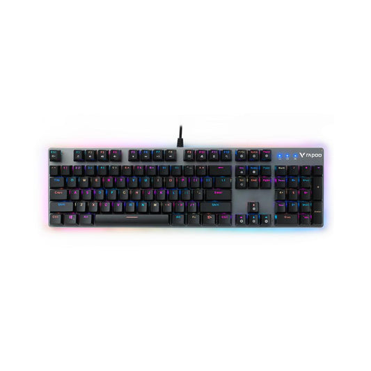 Rapoo V520 Mechanical Gaming Keyboard | Full Size 104 Keys | RGB Backlit | Optical Switches | Anti-Ghosting