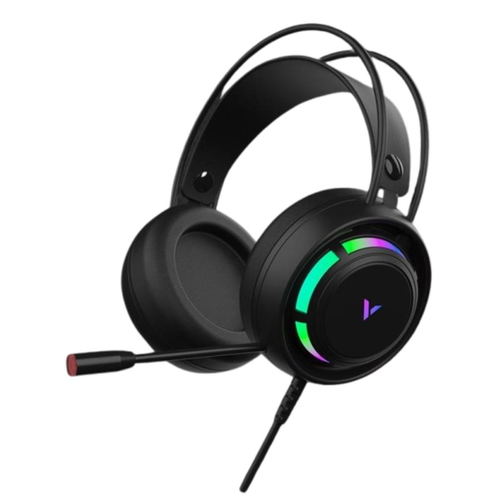 Rapoo V125S 4-in-1 Gaming Set | Gaming Keyboard, RGB Mouse, LED Headset & Mouse Pad | Wired | Black
