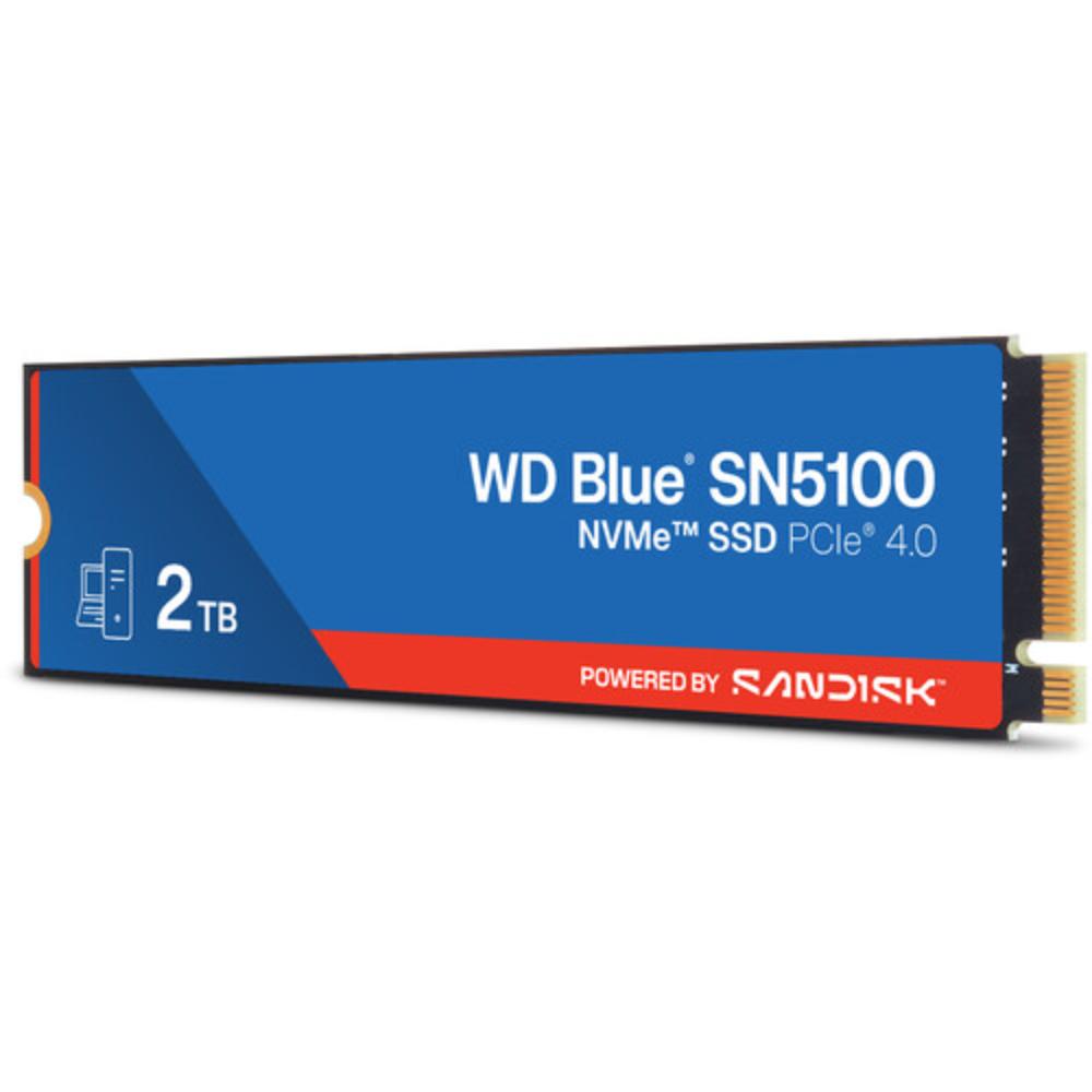WD Blue SN5100 NVMe™ SSD | PCIe Gen 4.0 | Up to 7100MB/s | M.2 2280 | 500GB / 1TB / 2TB / 4TB
