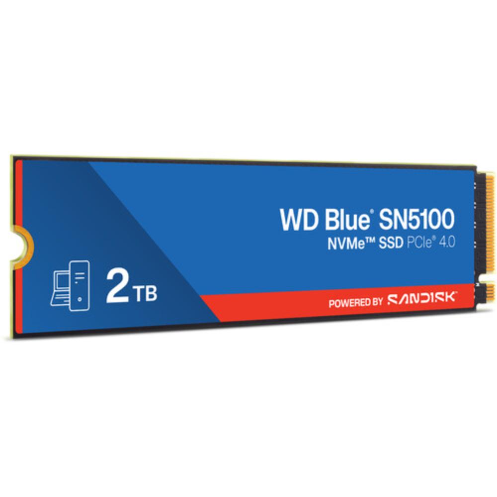 WD Blue SN5100 NVMe™ SSD | PCIe Gen 4.0 | Up to 7100MB/s | M.2 2280 | 500GB / 1TB / 2TB / 4TB