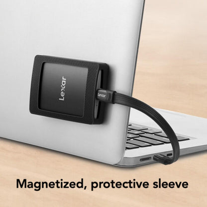 Lexar® SL500 Portable SSD with Magnetic Set | Up to 2000MB/s Read | USB 3.2 Gen 2x2 | MagSafe-Compatible Portable SSD