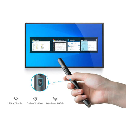 Rapoo XR200 Wireless Presenter | Rechargeable Laser Pointer | Touch Pen | 2.4GHz Presentation Remote