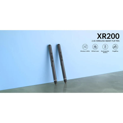 Rapoo XR200 Wireless Presenter | Rechargeable Laser Pointer | Touch Pen | 2.4GHz Presentation Remote