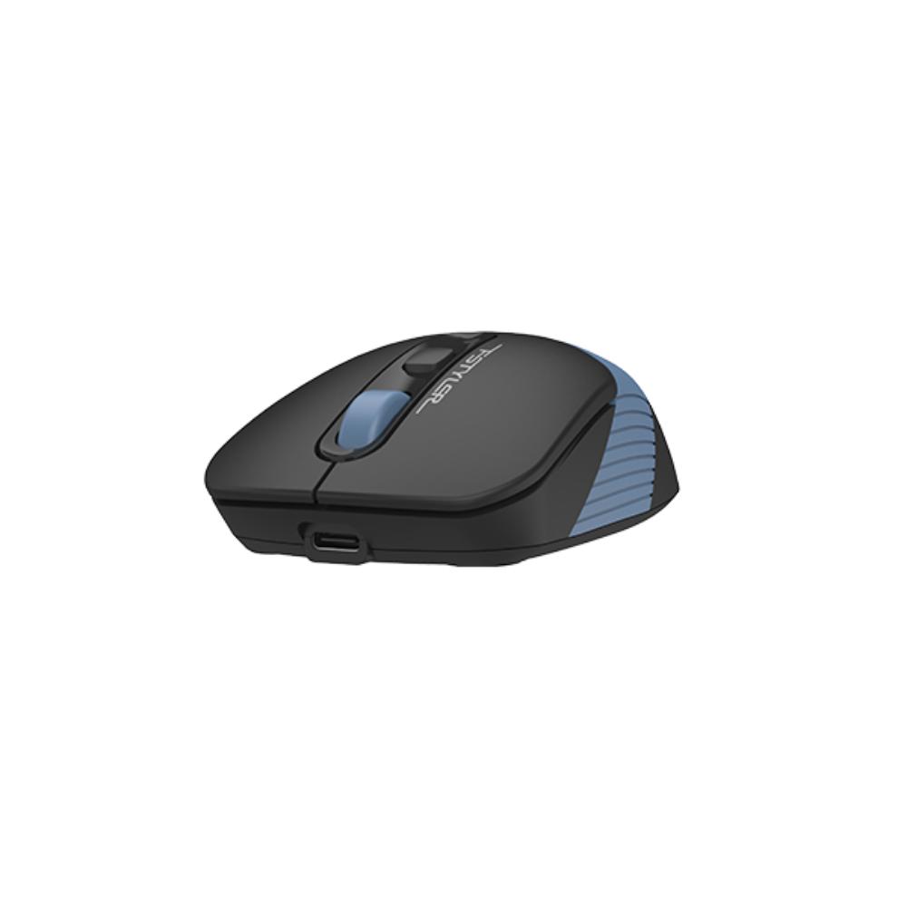 A4Tech FB10CS | Bluetooth & 2.4GHz Wireless Mouse | Silent Click | Rechargeable Type-C | 2000 DPI