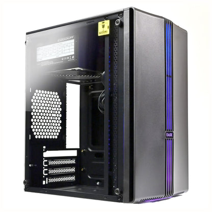 EASE EM123B Tempered Glass Gaming Case | Compact, Durable, and Stylish