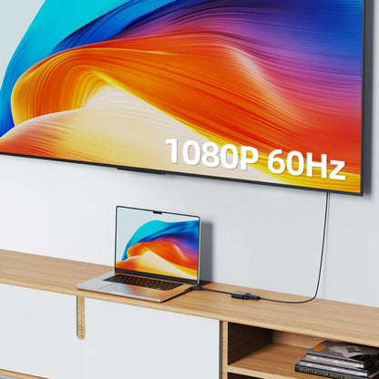 CABLETIME CP52B HDMI to VGA Adapter | 1080p Full HD | HDMI Male to VGA Female Converter