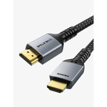 CABLETIME CH11 | 8K HDMI 2.1 Cable 48Gbps Braided | Ultra High Speed | 8K@60Hz, 4K@120Hz | Gold-Plated Connectors