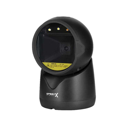Speed-X SX-9600 2D Desktop Barcode Scanner | Hands-Free Presentation Scanner | USB | 1D & 2D QR Code Scanner