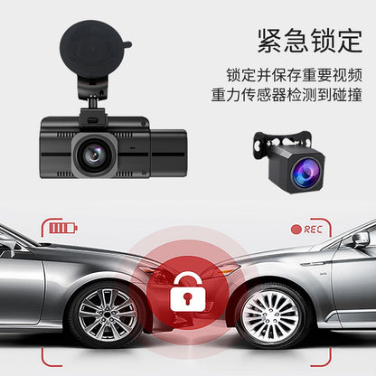 F6 3-Channel Dashcam | 4K Ultra HD + Dual 1080P | WiFi 6 | GPS Compatible Triple Camera System